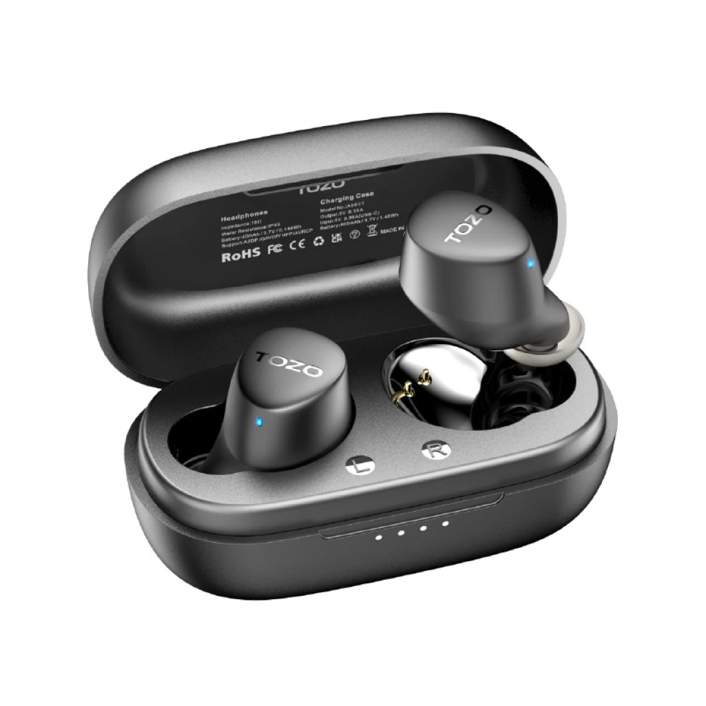 אוזניות אלחוטיות TOZO Agile Dots שחור Tozo Agile Dots