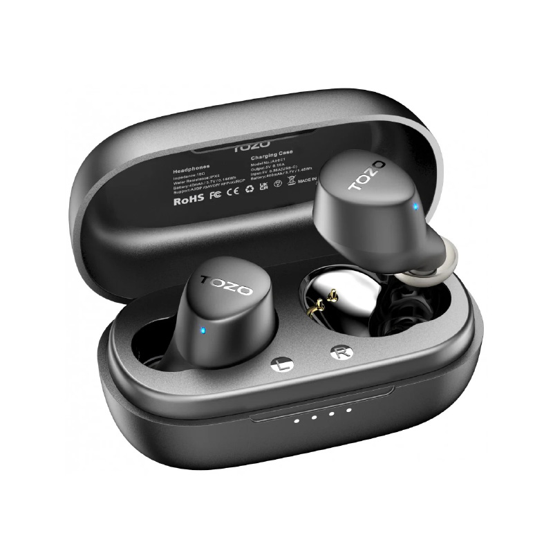 אוזניות אלחוטיות TOZO Agile Dots שחור Tozo Agile Dots