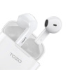 אוזניות אלחוטיות TOZO A3 לבן אוזניות TOZO A3