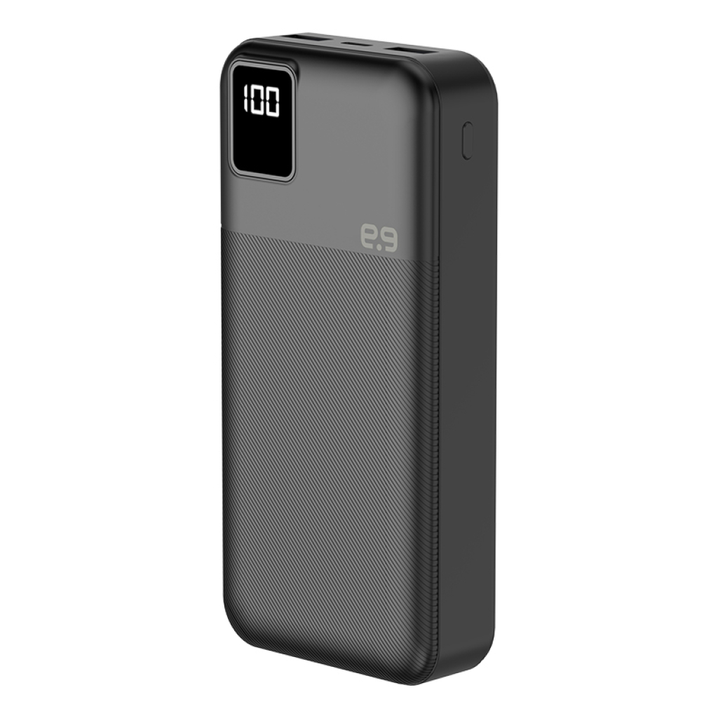 מטען נייד 20000mAh מהיר עם 3 יציאות וצג דיגיטלי PureGear