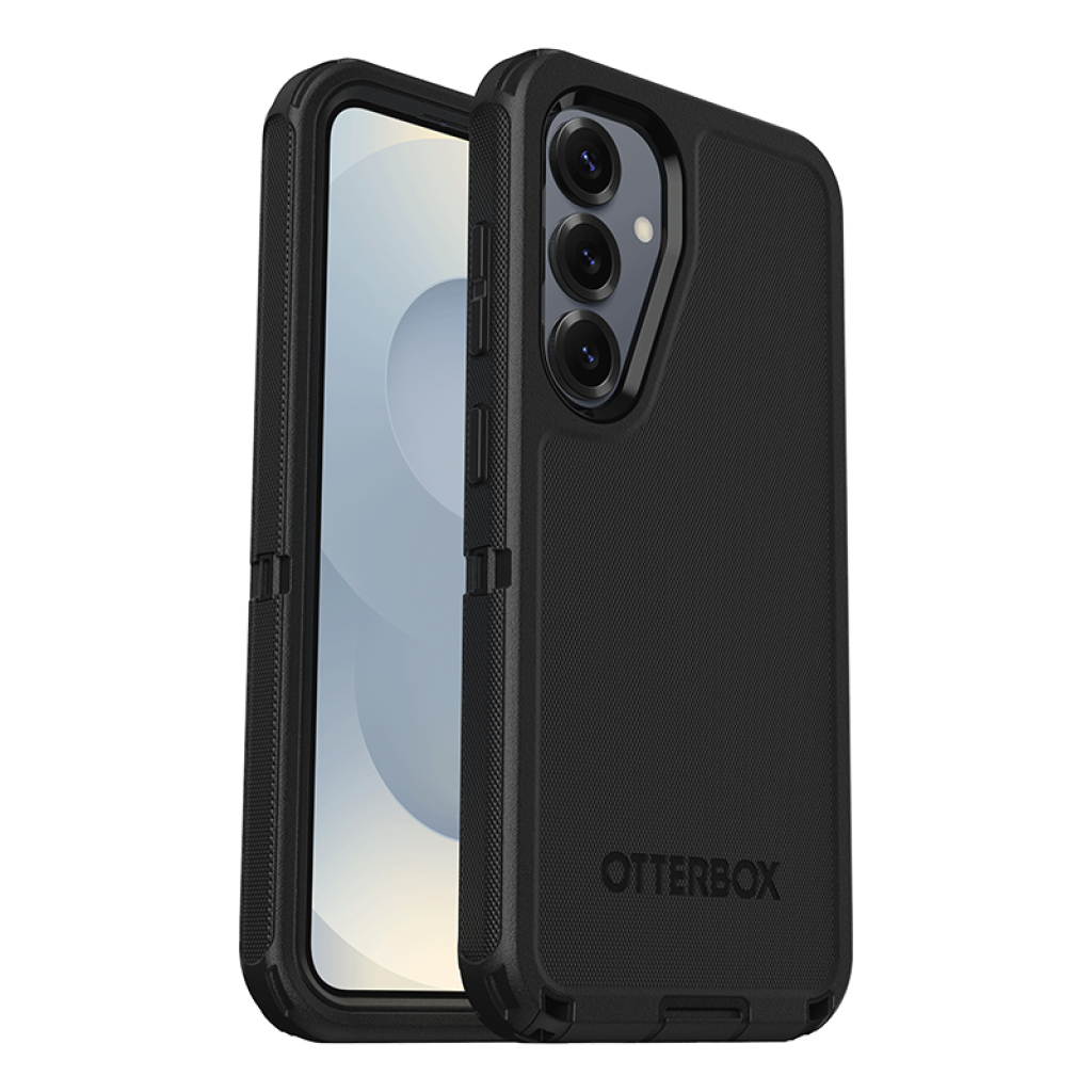 כיסוי לגלקסי S25 תלת-שכבתי OtterBox Defender שחור