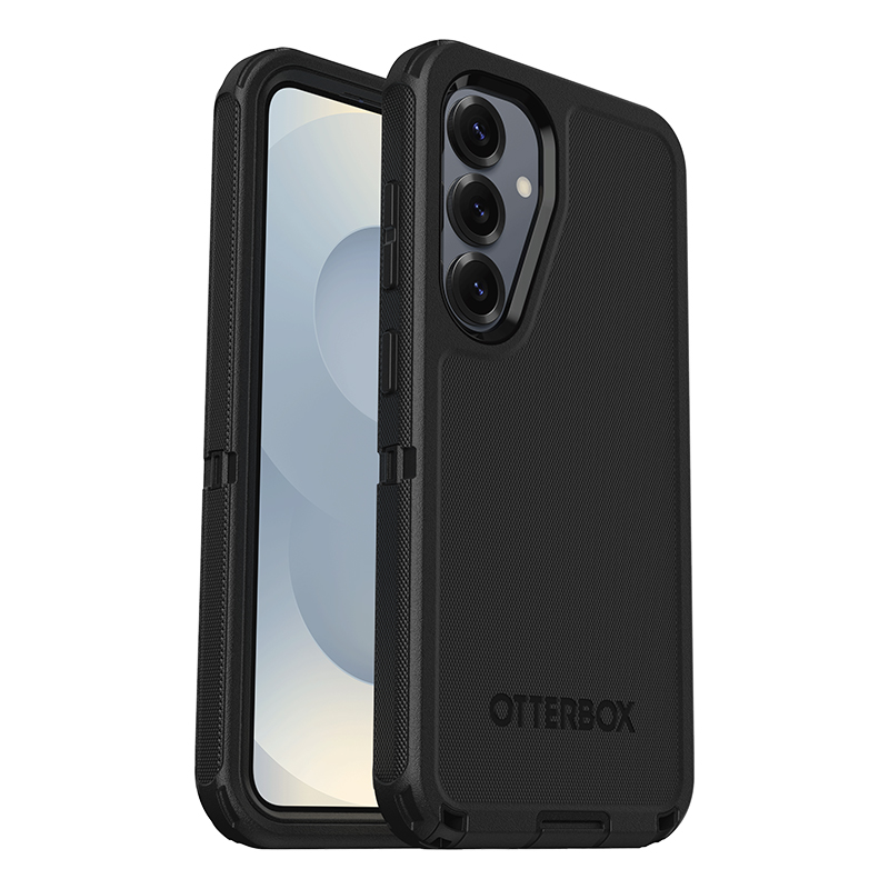 כיסוי לגלקסי S25 תלת-שכבתי OtterBox Defender שחור