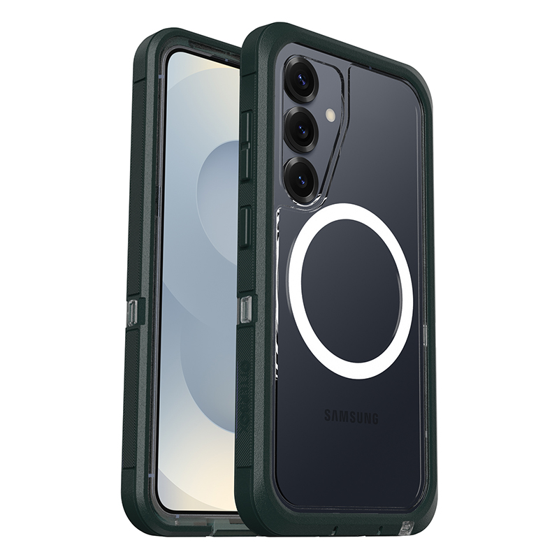 כיסוי לגלקסי S25 דו-שכבתי עם מגנטים OtterBox Defender XT ירוק
