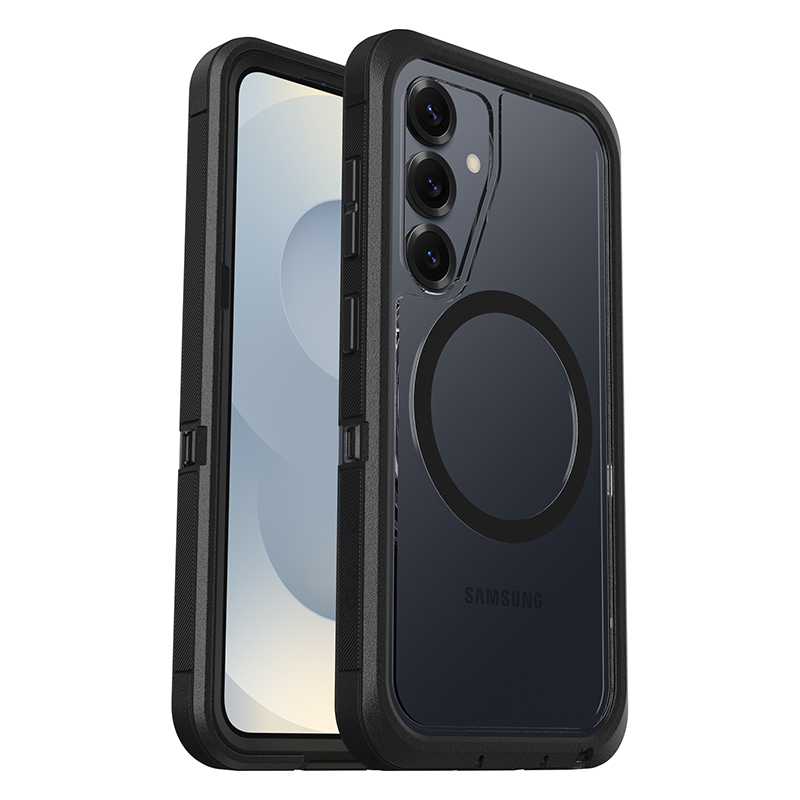 כיסוי לגלקסי S25 דו-שכבתי עם מגנטים OtterBox Defender XT שחור