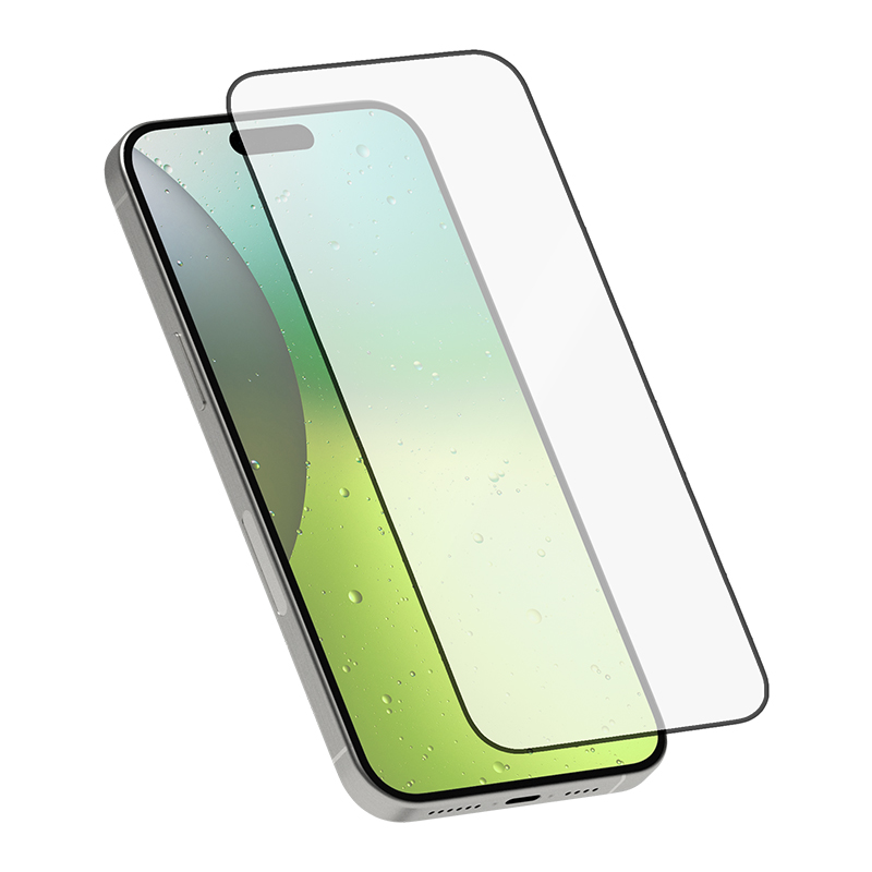 מגן מסך זכוכית לאייפון 16 פרו Essentials Full Cover Glass