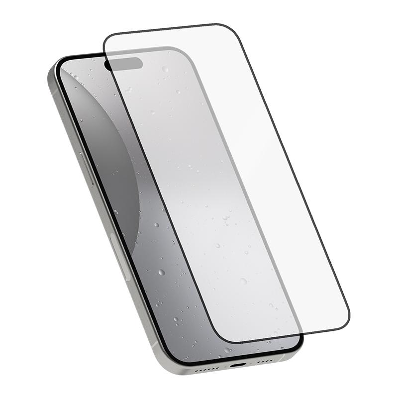 מגן מסך זכוכית לאייפון 16 פרו מקס Essentials Full Cover Glass