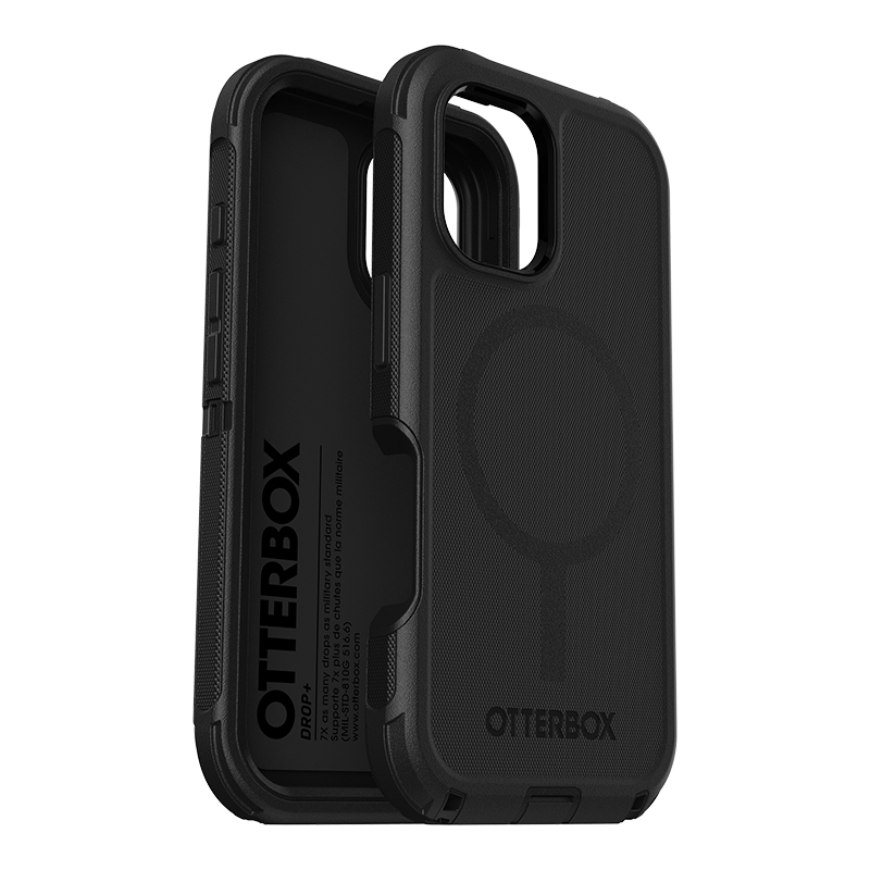 כיסוי לאייפון 16 תומך MagSafe OtterBox Defender שחור