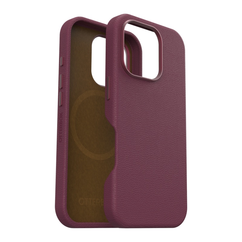 כיסוי לאייפון 16 פרו MagSafe עור קקטוס OtterBox Cactus Leather ורוד