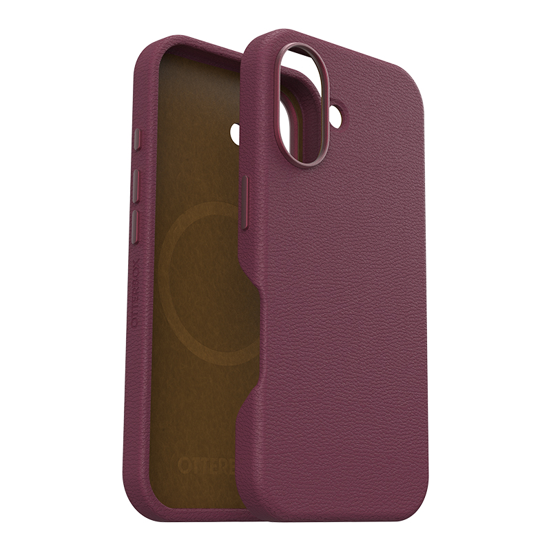כיסוי לאייפון 16 MagSafe OtterBox Cactus Leather ורוד