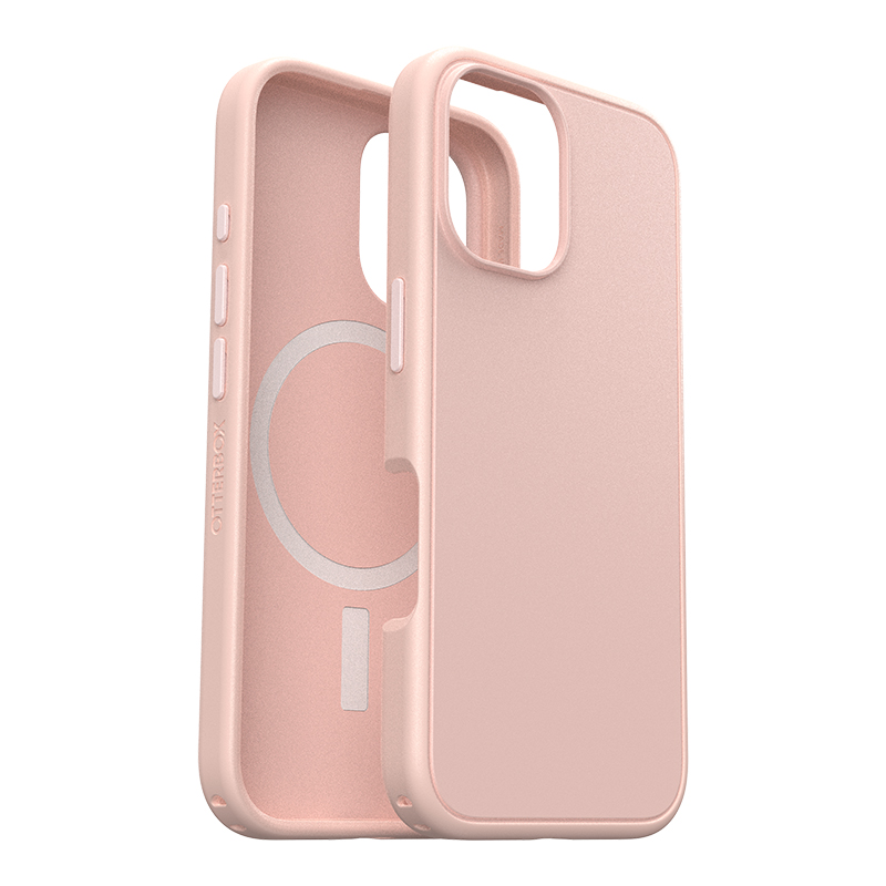 כיסוי לאייפון 16 תומך MagSafe OtterBox Symmetry ורוד