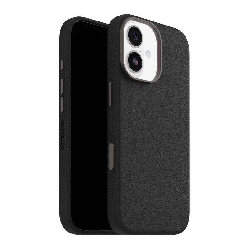 כיסוי לאייפון 17 MagSafe עור קקטוס OtterBox Cactus Leather שחור