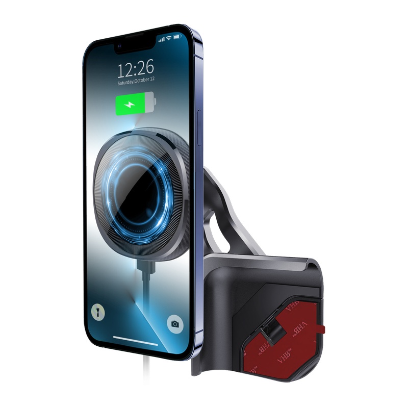 Mag-Safe Wireless Charging Mount for Tesla Screens מעמד מגנטי עם טעינה אלחוטית למסך Tesla מבית PureGear