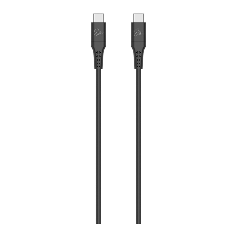 כבל טעינה מהירה USB-C ל-USB-C בהספק עד 60W מבית Essentials
