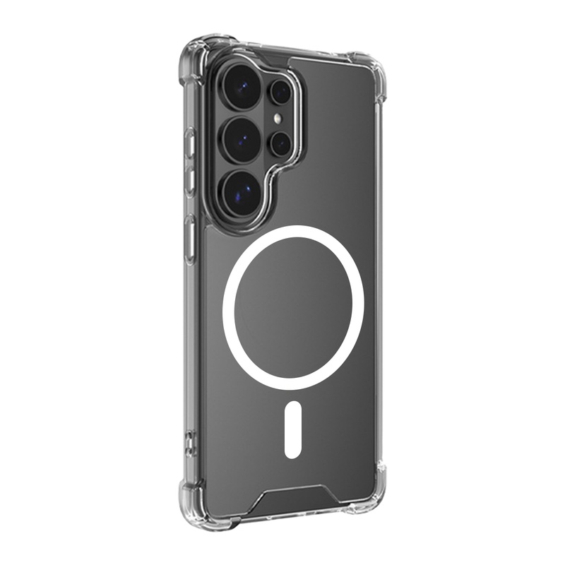 כיסוי לגלקסי S26 אולטרה עם מגנטים ובמפרים PureGear Hard Shell