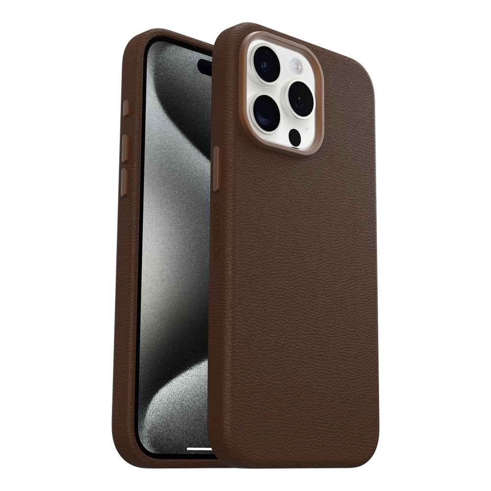 כיסוי לאייפון 15 פרו מקס עור קקטוס עם מגנטים OtterBox Symmetry Cactus Leather