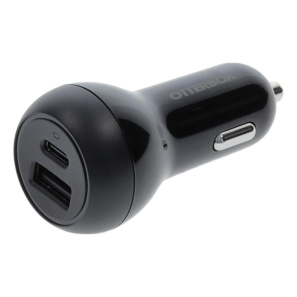 מטען רכב 32W עם יציאות USB-C ו-USB-A מבית OtterBox