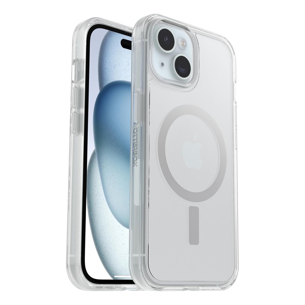 כיסוי לאייפון 16e/15 עם מגנטים דו-שכבתי OtterBox Symmetry Plus