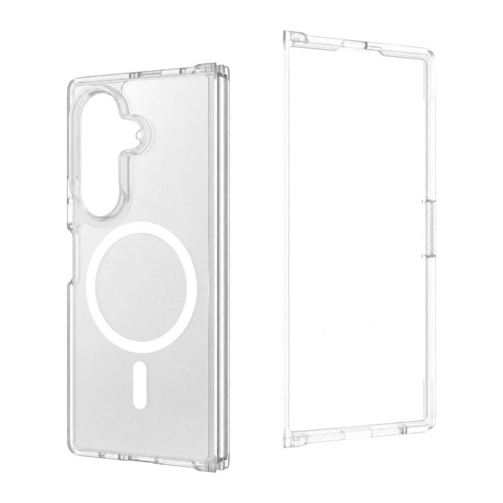 כיסוי לגלקסי Z Fold 8 עם מגנטים PureGear Flex Shell שקוף