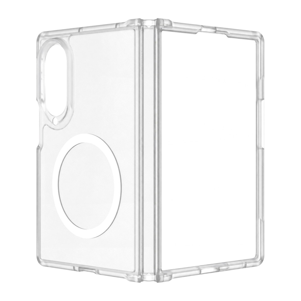 כיסוי לגלקסי Z Fold 8 Wide עם מגנטים PureGear Flex Shell שקוף