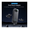 תושבת בסיס עם הברגת רבע אינץ' Telesin למצלמות Insta360 X4/X5
